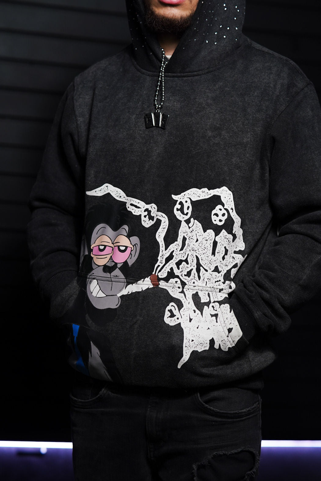 “Tired” Monkey Hoodie