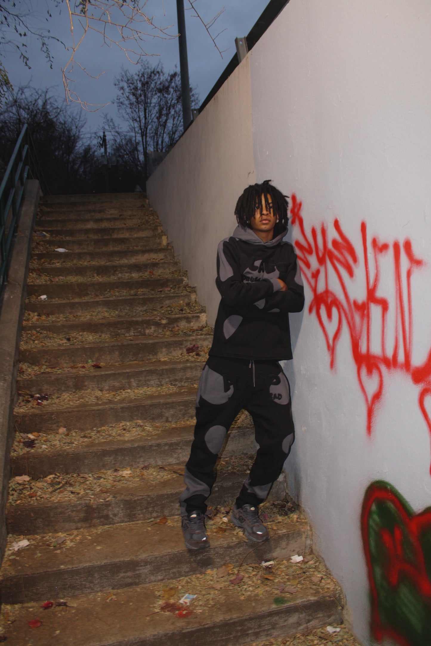 Sweat suits (top and bottom)