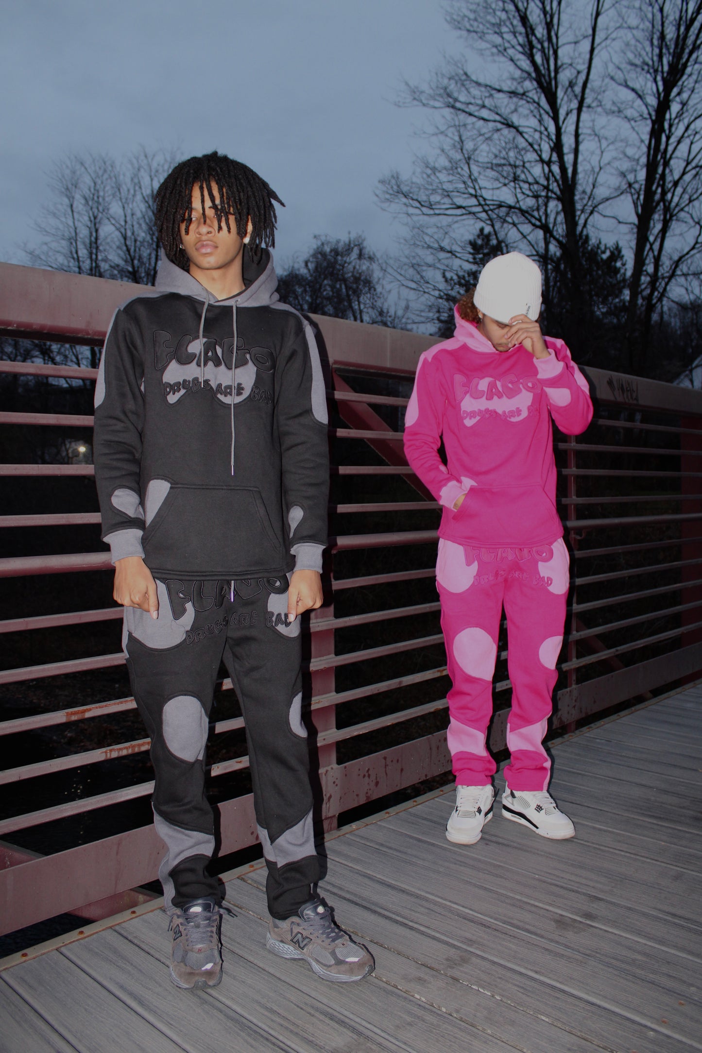 Sweat suits (top and bottom)